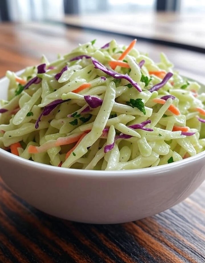 Bourbon pickle slaw recipe with Master's Hand bourbon-infused pickles